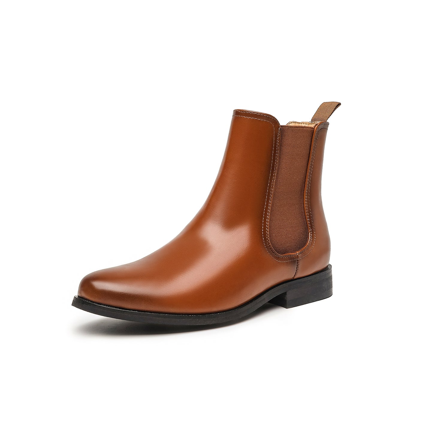 Women's Chelsea Boots Slip-on Low Heeled Booties for Women Casual Comfortable Ankle Booties Shoes