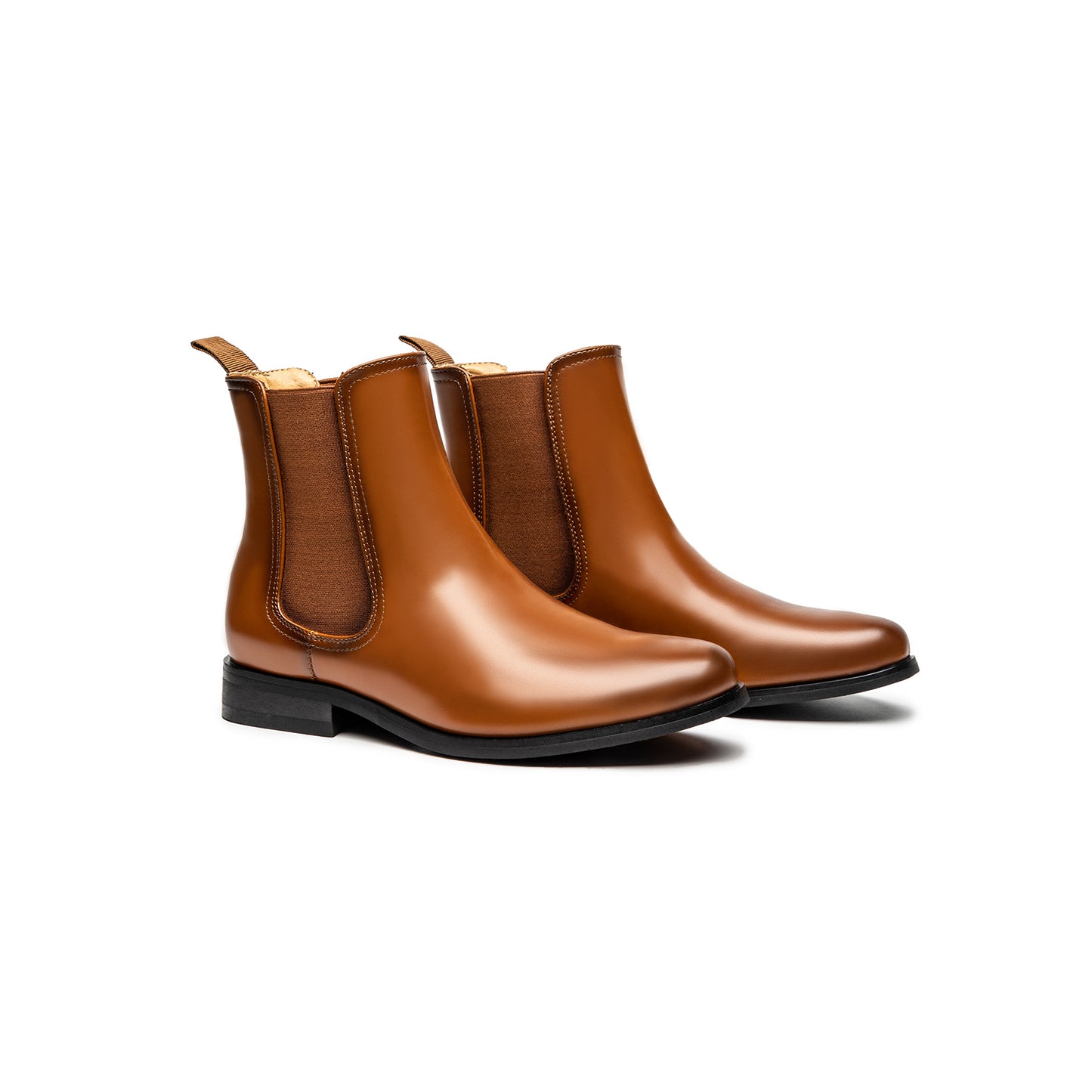 Women's Chelsea Boots Slip-on Low Heeled Booties for Women Casual Comfortable Ankle Booties Shoes