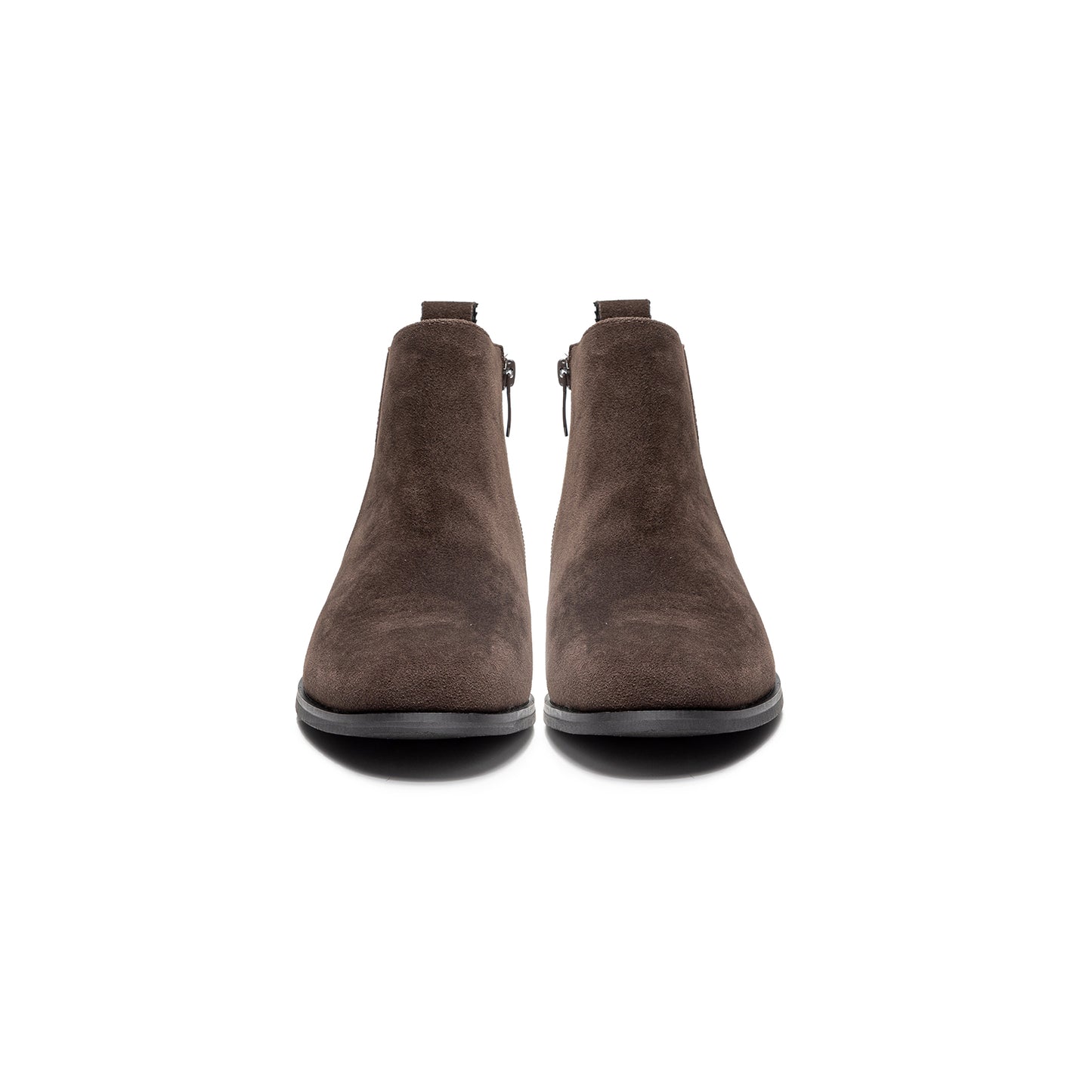 Women's Suede Leather Chelsea Low Heel Ankle Boots for Women,Casual Dress Ankle Bootie