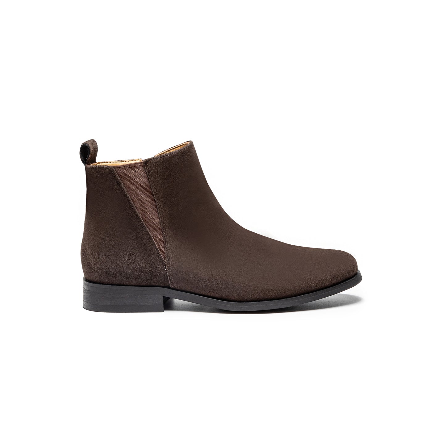 Women's Suede Leather Chelsea Low Heel Ankle Boots for Women,Casual Dress Ankle Bootie