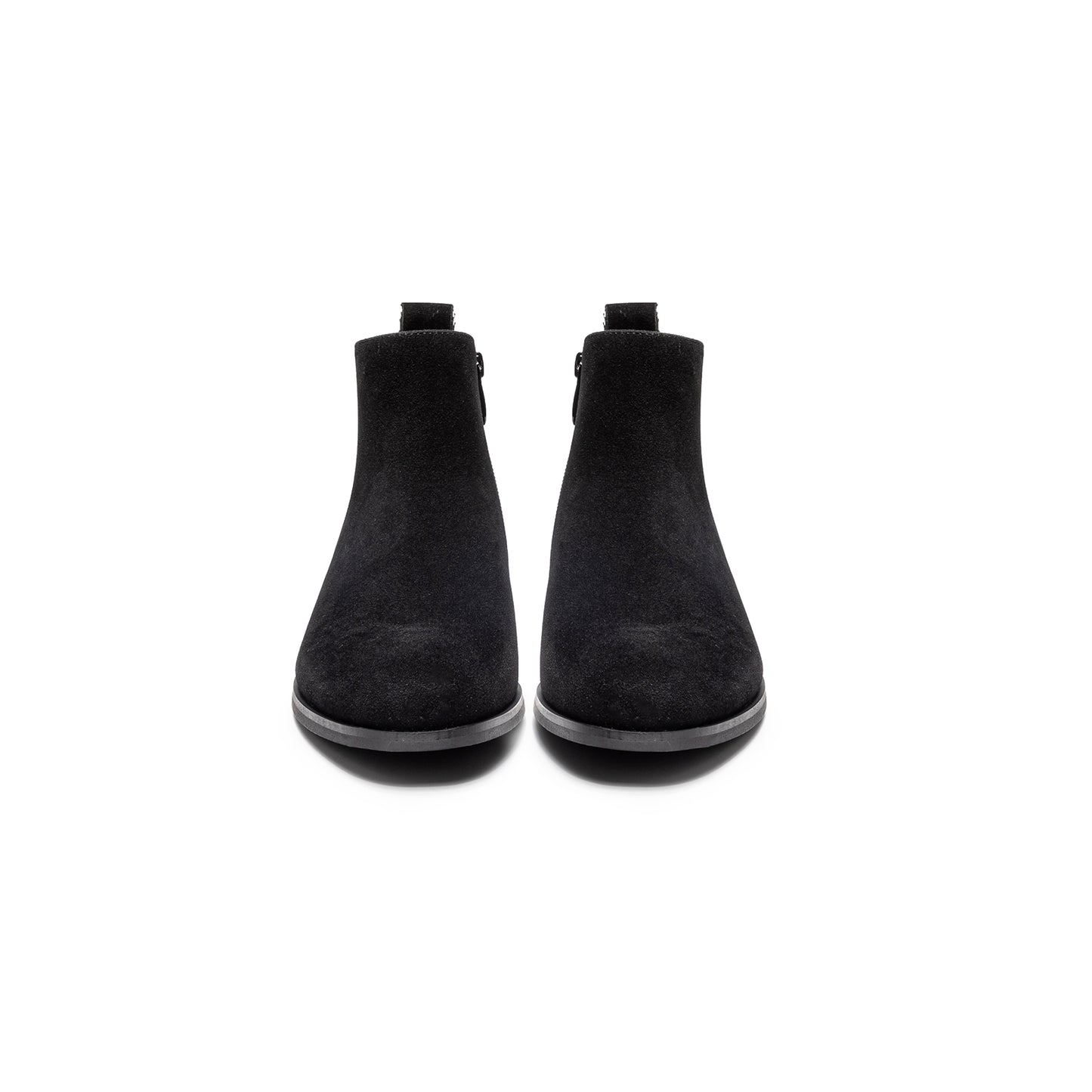 Women's Suede Leather Chelsea Low Heel Ankle Boots for Women,Casual Dress Ankle Bootie
