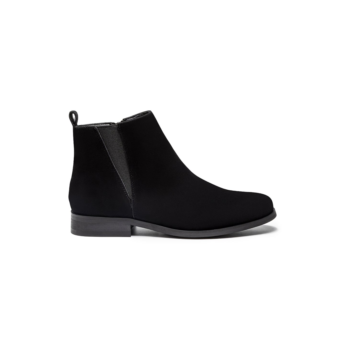 Women's Suede Leather Chelsea Low Heel Ankle Boots for Women,Casual Dress Ankle Bootie