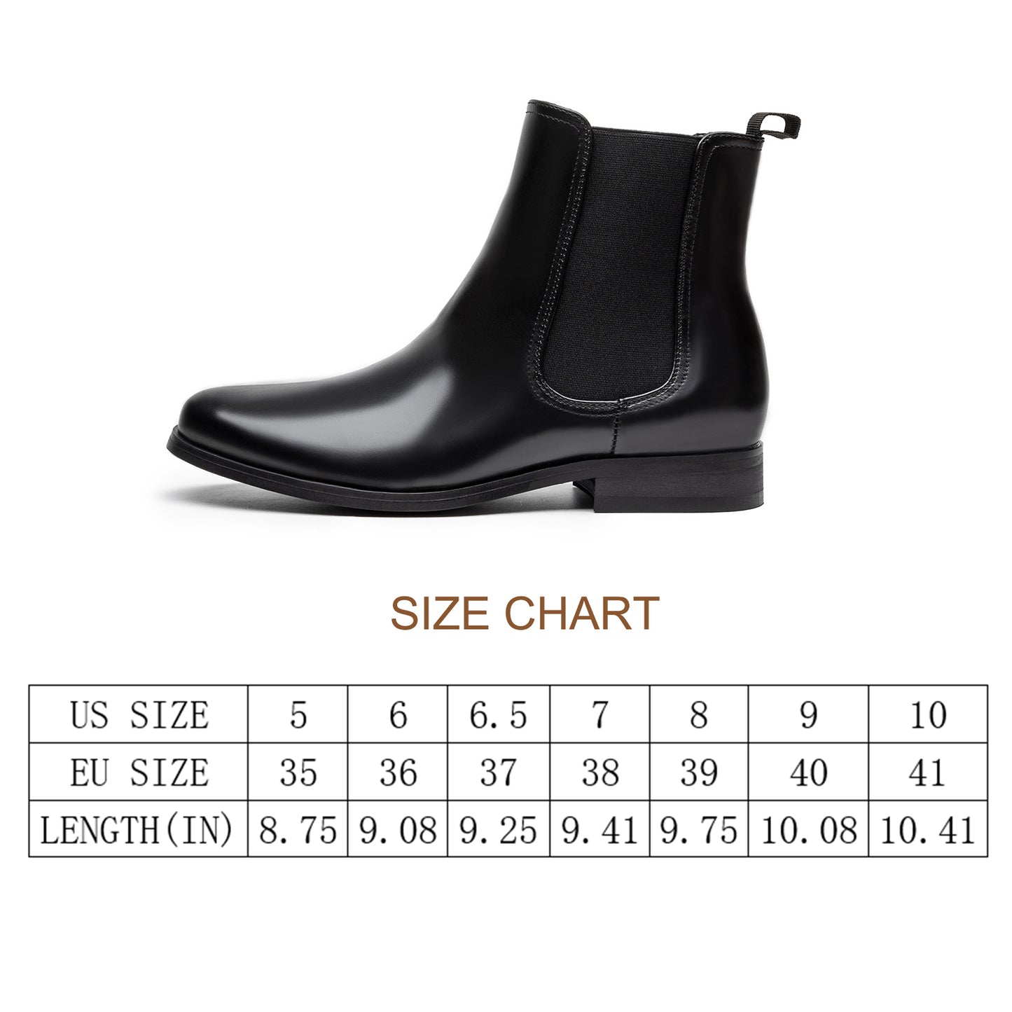 Women's Chelsea Boots Slip-on Low Heeled Booties for Women Casual Comfortable Ankle Booties Shoes