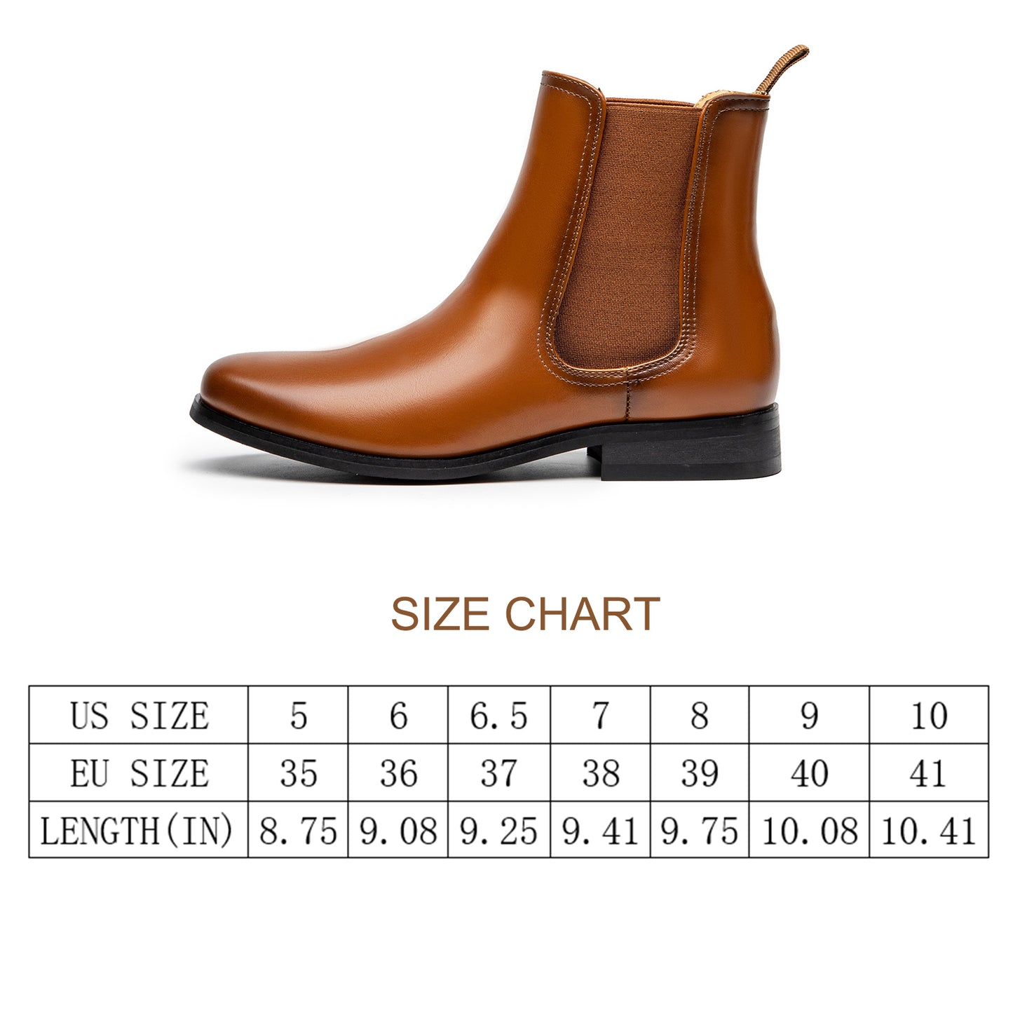 Women's Chelsea Boots Slip-on Low Heeled Booties for Women Casual Comfortable Ankle Booties Shoes